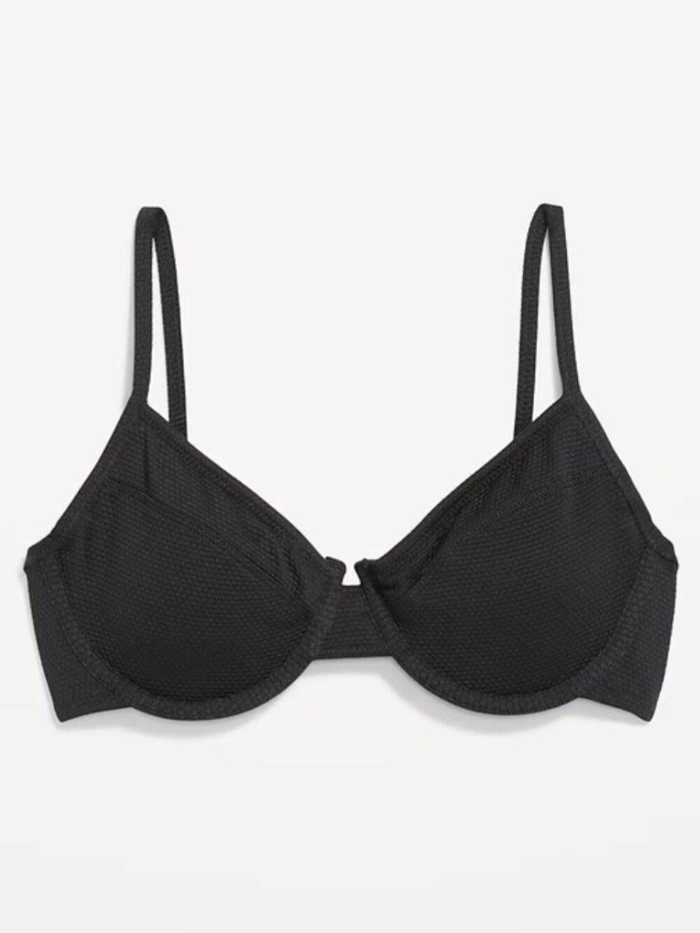 Old Navy Textured Underwire Balconette Swim Top - Size M - NWT